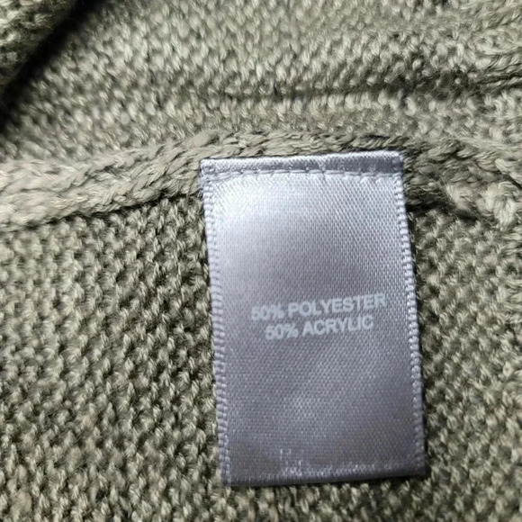 Marled Reunited Womens Sweater Weather size M Green LongSleeve Pullover Top NWT - Picture 10 of 10